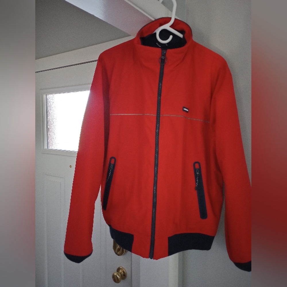 Red Lands's End Mens Jacket